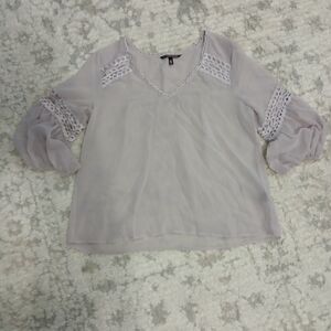 Victoria's Secret Women's Purple Mesh Long Sleeve Shirt  ~ Size S
